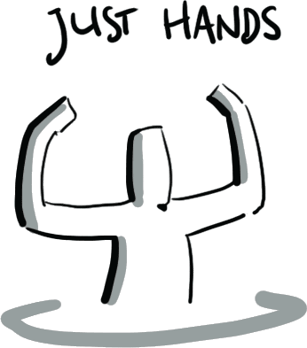 Just hands